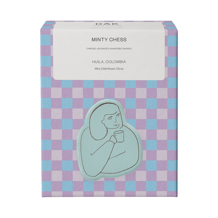 DAK Coffee Roasters - kawa ziarnista Kolumbia Minty Chess Advanced Anaerobic Washed Filter 200 g