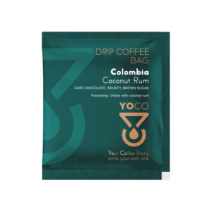 YOCO - kawa w saszetkach Kolumbia Coconut Rum Filter - 1 saszetka 12g