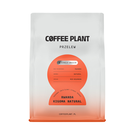 COFFEE PLANT - kawa ziarnista Rwanda Kigoma Natural Filter 250 g