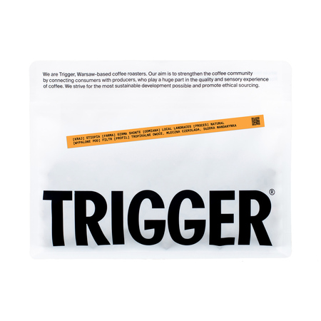 Trigger - kawa ziarnista Etiopia Girma Natural Filter 250 g