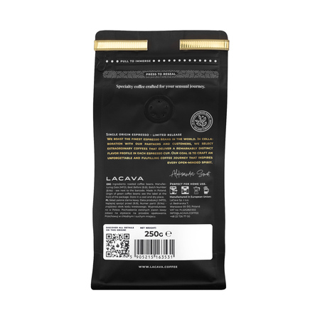 Lacava - kawa ziarnista Kolumbia El Indio Natural Espresso 250 g - obrazek 2