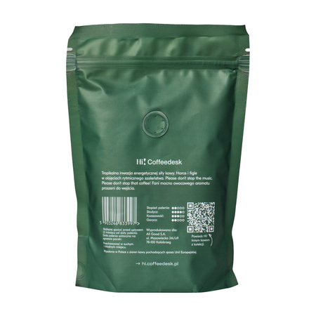 Hi! Coffeedesk - kawa ziarnista Mad Jungle Filter 250 g - obrazek 2