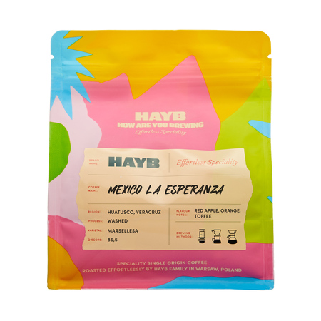 HAYB - kawa ziarnista Meksyk La Esperanza Washed Filter 250 g