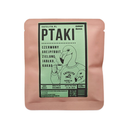 Cafelito - kawa w saszetkach Ptaki Drip Bag - 1 saszetka 12 g