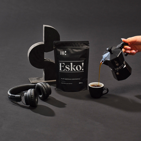 Hi! Coffeedesk - kawa ziarnista Esko Espresso 250 g - obrazek 2