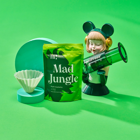 Hi! Coffeedesk - kawa ziarnista Mad Jungle Filter 250 g - obrazek 3