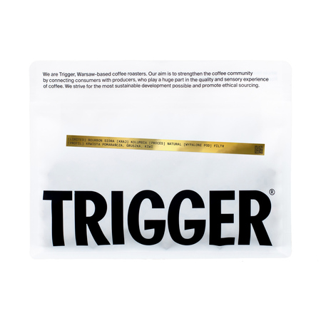 Trigger - kawa ziarnista Kolumbia Limited Bourbon Sidra Natural Filter 250 g