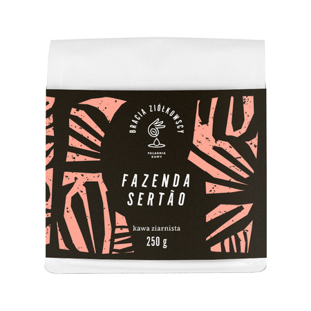 Bracia Ziółkowscy - kawa ziarnista Brazylia Fazenda Sertão Natural Espresso 250 g