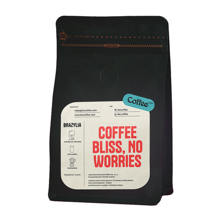 Leń Coffee - kawa ziarnista Brazylia Sul de Minas Natural Espresso 250 g - obrazek 2