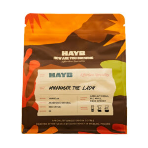 HAYB - kawa ziarnista Birma The Lady Anaerobic Natural Filter 250 g