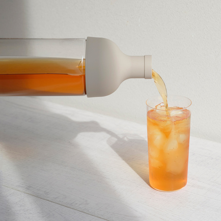 Hario - Butelka z filtrem Cold Brew Tea 750 ml - piaskowa - obrazek 2