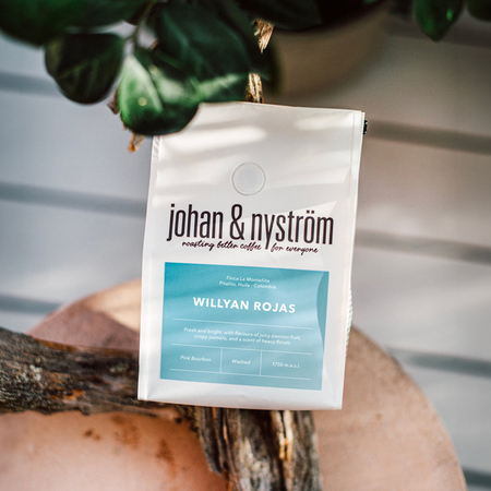 Johan & Nyström - kawa ziarnista Kolumbia Willyan Rojas Pink Bourbon Washed Filter 250 g - obrazek 6