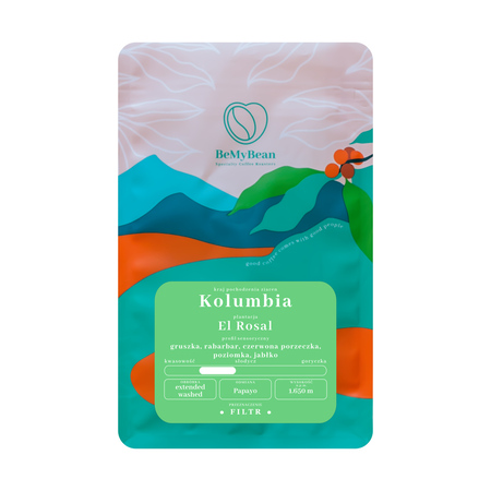 BeMyBean - kawa ziarnista Kolumbia El Rosal Washed Filter 250 g