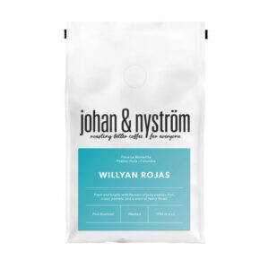 Johan & Nyström - kawa ziarnista Kolumbia Willyan Rojas Pink Bourbon Washed Filter 250 g