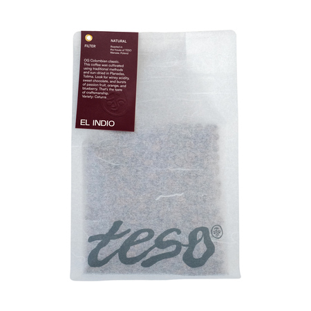 Teso - kawa ziarnista Kolumbia El Indio Natural Filter 250 g