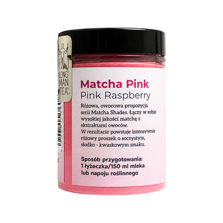 Long Man Tea - herbata zielona Matcha Shades Pink Raspberry 40 g - obrazek 5