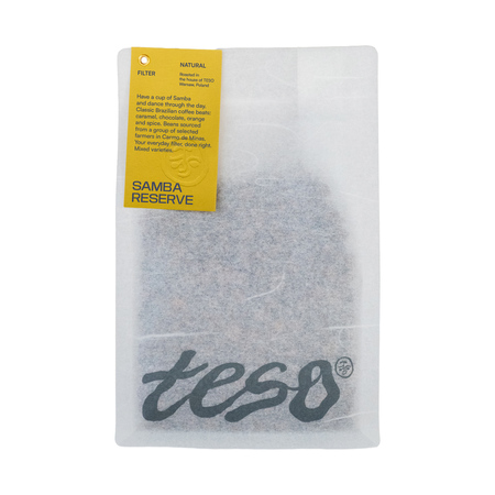 Teso - kawa ziarnista Brazylia Samba Reserve Natural Filter 250 g