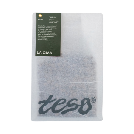 Teso - kawa ziarnista Peru La Cima Washed Filter 250 g