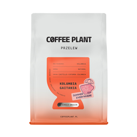 COFFEE PLANT - kawa ziarnista Kolumbia Gaitania Summer Everywhere Natural Filter 250 g