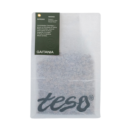 Teso - kawa ziarnista Kolumbia Gaitania Washed Espresso 250 g
