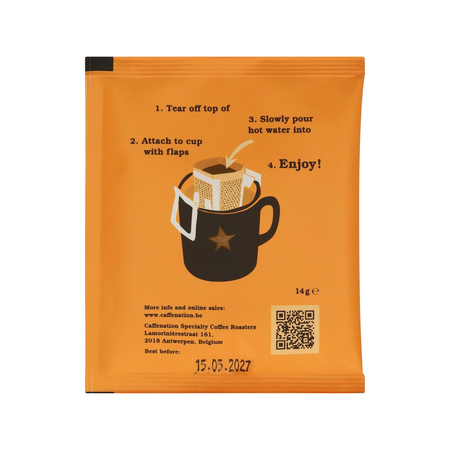 Caffenation - kawa w saszetkach Kenia Kay Washed - 10 saszetek 14 g - obrazek 2