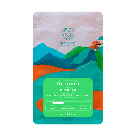 BeMyBean - kawa ziarnista Burundi Burunga Washed Filter 250 g
