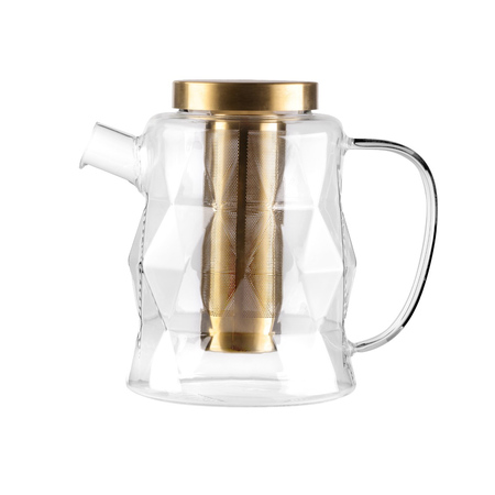 Vialli Design - Zaparzacz do herbaty Geo Gold 1300 ml