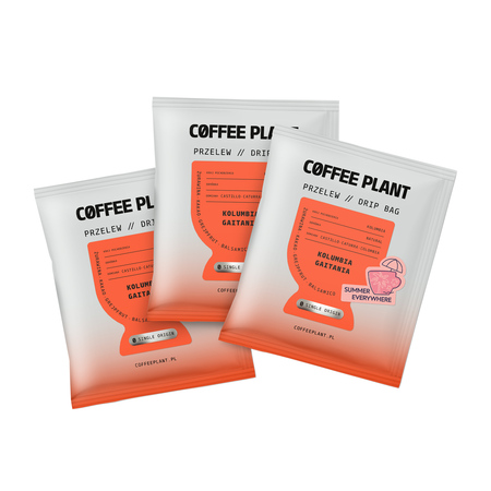 COFFEE PLANT - kawa w saszetkach Kolumbia Gaitania Summer Everywhere - 10 saszetek 11 g - obrazek 2