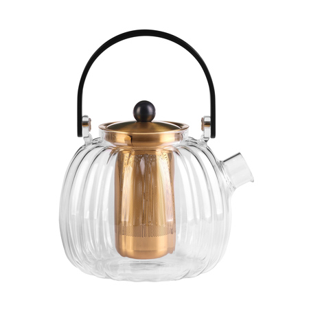 Vialli Design - Zaparzacz do herbaty VOLARE 1000 ml złoty