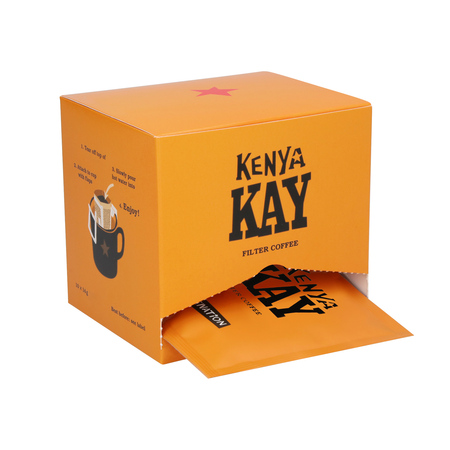 Caffenation - kawa w saszetkach Kenia Kay Washed - 10 saszetek 14 g - obrazek 4