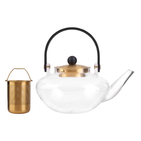 Vialli Design - Zaparzacz do herbaty EVA 800 ml złoty - obrazek 3