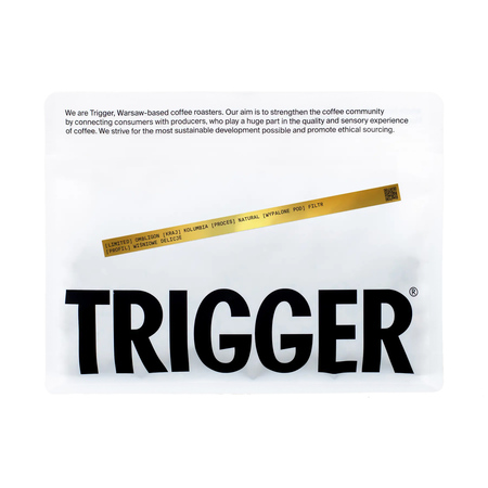 Trigger - kawa ziarnista Kolumbia Limited Ombligon Natural Filter 250 g