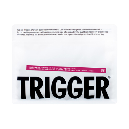 Trigger - kawa ziarnista Gwatemala San Jose del Lago Washed Filter 250 g