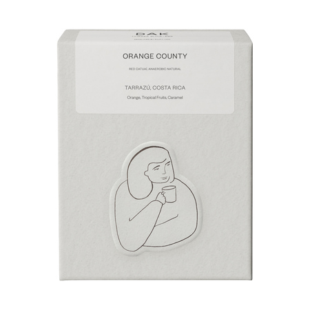 DAK Coffee Roasters - kawa ziarnista Kostaryka Orange County Double Natural Filter 200 g